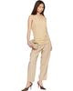 TOTEME TOTEME Beige Twisted Jersey Halter Top - 4