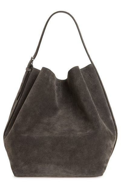 TOTEME TOTEME Belt Strap Suede Hobo Bag