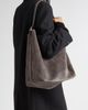 TOTEME TOTEME Belt Strap Suede Hobo Bag - 2