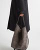 TOTEME TOTEME Belt Strap Suede Hobo Bag - 3