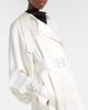 Toteme Toteme Belted double-breasted satin trench coat - 4