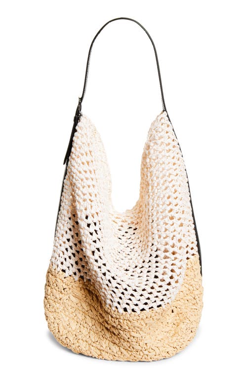 TOTEME TOTEME Belted Paper Straw Tote