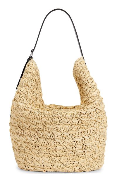 Toteme Toteme Belted Raffia Tote Bag