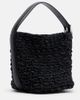 Toteme Toteme Belted Small raffia tote bag - 4