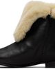 TOTEME TOTEME Black & Beige Downtown Shearling Boots - 3