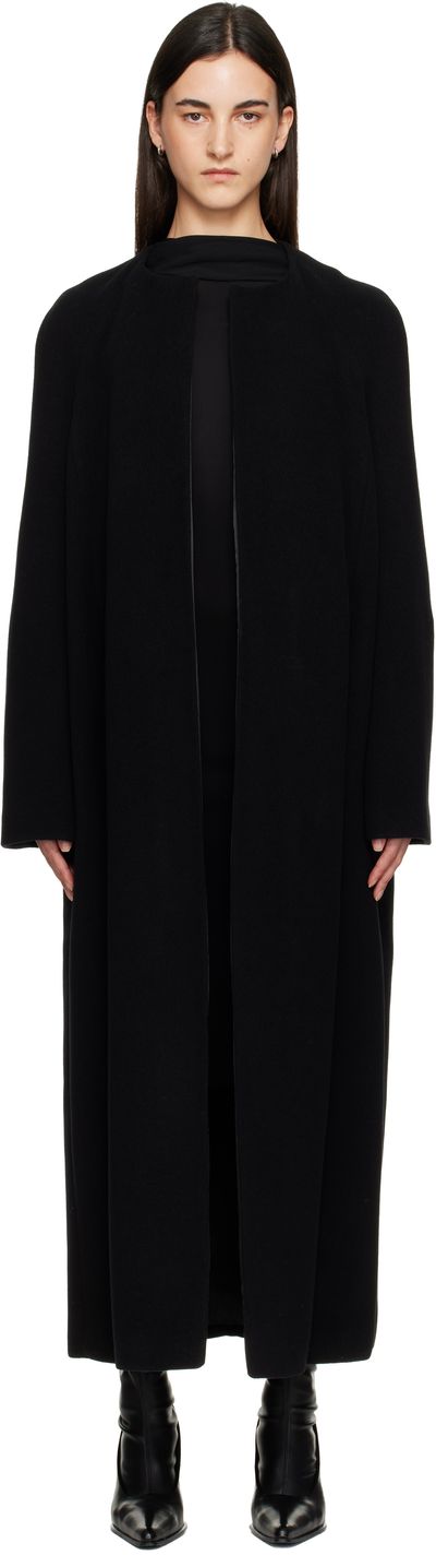 TOTEME TOTEME Black Bell-Sleeve Coat