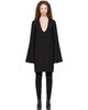 TOTEME TOTEME Black Bell-Sleeve Minidress - 1