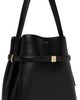 TOTEME TOTEME Black Belted Leather Bucket Bag - 2