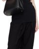 TOTEME TOTEME Black Belted Leather Bucket Bag - 4