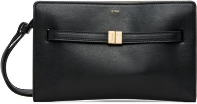 TOTEME TOTEME Black Belted Leather Crossbody Bag