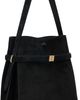 TOTEME TOTEME Black Belted Suede Bucket Bag - 2