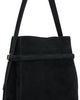 TOTEME TOTEME Black Belted Suede Bucket Bag - 3