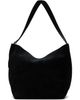 TOTEME TOTEME Black Belted Suede Medium Tote - 1