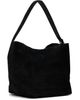 TOTEME TOTEME Black Belted Suede Medium Tote - 3