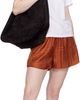 TOTEME TOTEME Black Belted Suede Tote - 4