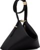 TOTEME TOTEME Black Bevel Satin Wristlet Clutch - 2