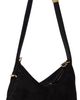 TOTEME TOTEME Black Bevel Suede Wristlet Clutch - 3