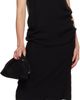 TOTEME TOTEME Black Bevel Suede Wristlet Clutch - 4