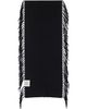 TOTEME TOTEME Black Cashmere Tassel Scarf - 1