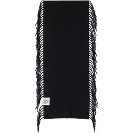 TOTEME TOTEME Black Cashmere Tassel Scarf