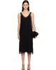 TOTEME TOTEME Black Chiffon Slip Midi Dress - 1