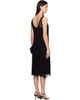 TOTEME TOTEME Black Chiffon Slip Midi Dress - 3