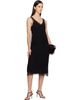 TOTEME TOTEME Black Chiffon Slip Midi Dress - 4