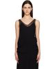 TOTEME TOTEME Black Chiffon Slip Top - 1