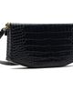 TOTEME TOTEME Black Clip Croco-Embossed Bag - 3