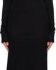 TOTEME TOTEME Black Cocoon Cape Midi Dress - 1