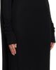 TOTEME TOTEME Black Cocoon Cape Midi Dress - 2