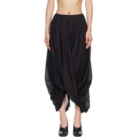 TOTEME TOTEME Black Cocoon Maxi Skirt