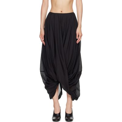 TOTEME TOTEME Black Cocoon Maxi Skirt