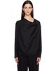 TOTEME TOTEME Black Cowl Blouse - 1
