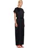 TOTEME TOTEME Black Crew Satin Maxi Dress - 2