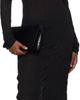 TOTEME TOTEME Black Crinkled Knit Long-Sleeve Midi Dress - 4