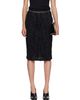 TOTEME TOTEME Black Crinkled Linen Maxi Skirt - 1