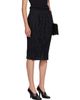 TOTEME TOTEME Black Crinkled Linen Maxi Skirt - 2