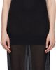 TOTEME TOTEME Black Crinkled Scoop Neck Midi Dress - 1