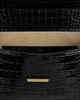Toteme Toteme Black Croco Embossed Leather Box Bag - 3
