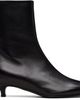 TOTEME TOTEME Black Day Nappa Ankle Boots - 1