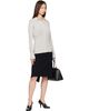 TOTEME TOTEME Black Dipped Knit Midi Skirt - 4