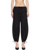 TOTEME TOTEME Black Drawstring Cotton Trousers - 1