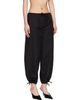 TOTEME TOTEME Black Drawstring Cotton Trousers - 2