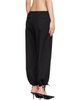 TOTEME TOTEME Black Drawstring Cotton Trousers - 3