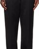 TOTEME TOTEME Black Easy Raw Edge Trousers - 1