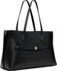 TOTEME TOTEME Black Embroidered Leather Lounge Tote - 2