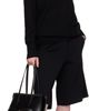 TOTEME TOTEME Black Embroidered Leather Lounge Tote - 4