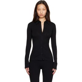 TOTEME TOTEME Black Fitted Jersey Shirt