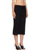TOTEME TOTEME Black Fluid Silk Midi Skirt - 2